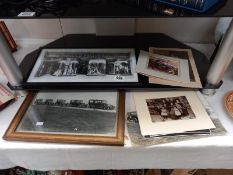 Quantity of original photos of Armstrong Siddeley and Austin funeral cars, including Rolls Royce