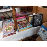 An interesting lot of books including comic books etc.