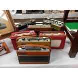 7 vintage Roberts radios