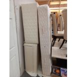 A 4' 6" Seeley Posturepedic mattress on drawer base