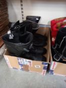 A pair of Merlin motorcyclists boots new with labels size 11 plus another used pair, size unknown
