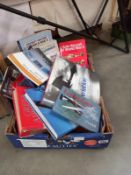 A box of aeroplane/aeronautical books