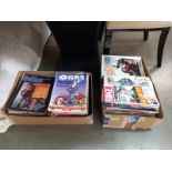 2 boxes of motorcycle magazines