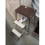 A vintage step ladder stool