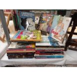 A goood lot of assorted books including The R Crumb coffee table art book etc