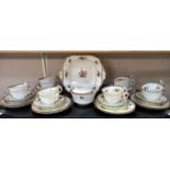 A 40 piece Aynsley tea set