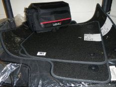 A quantity of Audi AB3 car mats, Pruis mats and bag. COLLECT ONLY.