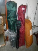 A quantity of camping chairs etc., COLLECT ONLY.