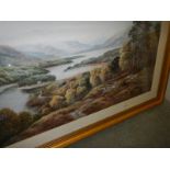 A framed and glazed rural scene print, COLLECT ONLY.