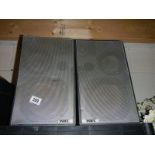 A pair of vintage 90 watt Intel speakers.