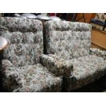 A two seater cottage sofa and chair. COLLECT ONLY.