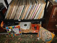 A large lot of LP and 98 rpm records, mixed 1960/70/80's. COLLECT ONLY.