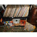 A large lot of LP and 98 rpm records, mixed 1960/70/80's. COLLECT ONLY.