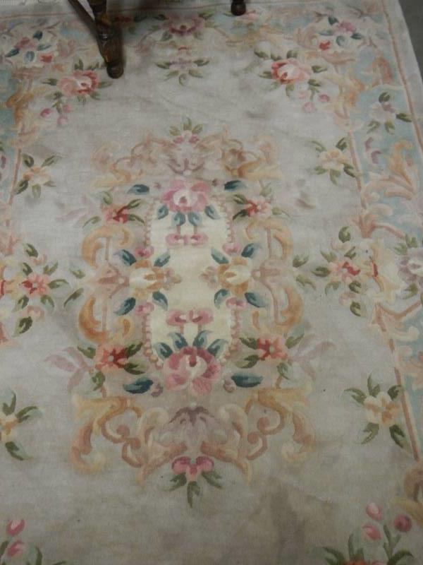 A Chinese rug. COLLECT ONLY. - Image 2 of 2