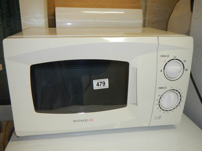 A Daewoo microwave oven, COLLECT ONLY.