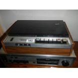 A Sony stereo cassette recorder TC-129 and a Pioneer stereo amp. COLLECT ONLY.