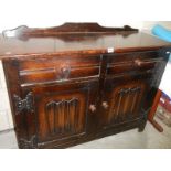 An old oak sideboard, COLLECT ONLY.