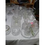 A large lot of good glass ware. COLLECT ONLY.