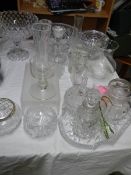 A large lot of good glass ware. COLLECT ONLY.