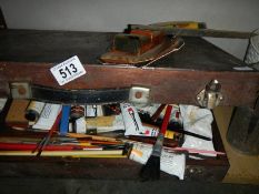 A shelf of old paints, COLLECT ONLY.