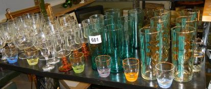 A large quantity of sets of six glasses. COLLECT ONLY.