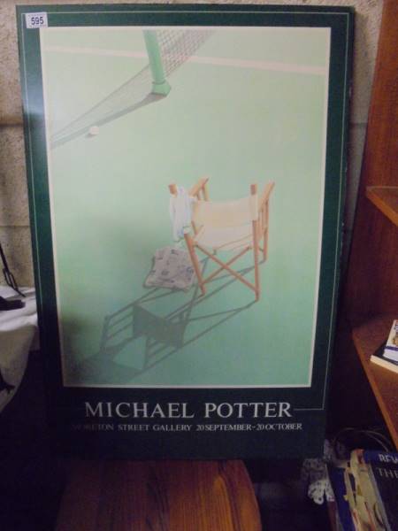 A Michael Potter poster. COLLECT ONLY.