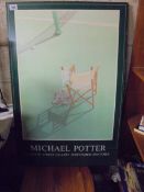 A Michael Potter poster. COLLECT ONLY.