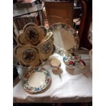 A Mason's Hors D'ouvre dish and four items of Royal Cauldon.