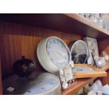 A mixed lot of clocks.