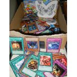 A mixed lot of collector's cards, magnets etc.,