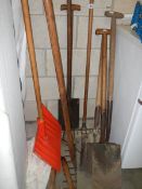 A quantity of garden tools,. COLLECT ONLY.