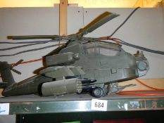 An Action man helicopter.