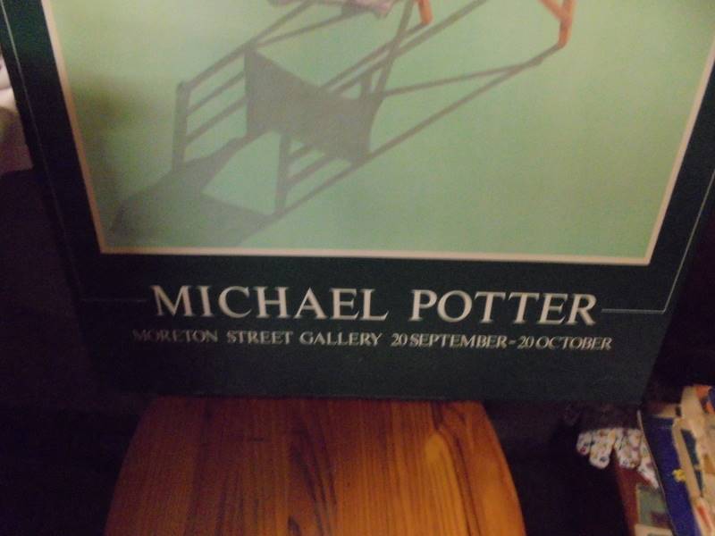 A Michael Potter poster. COLLECT ONLY. - Image 2 of 2