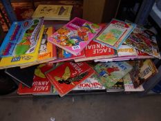 Two shelves of assorted Children's books.