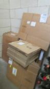 62 used heavy duty boxes, 22 sizes 49cm x 29cm x 32cm, 10 boxes sizes 42cm x 22cm x 32 cm and 30
