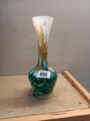 An art glass vase