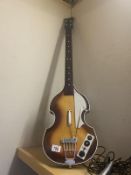 A Beatles Hofner Rock band Harmonix games console guitar, model No NWGTS3