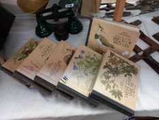A quantity of field guides to birds, trees, flowers, waterlife, animals and butterflies