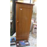 A teak effect CD cabinet and a varied selection of CD's including easy listening, COLLECT ONLY.