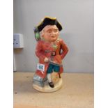 A long John Silver musical Toby jug, A/F has a hole in the back (check picture) tune does not play