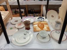 A collection of pottery from Lincolnshire & Grantham tile