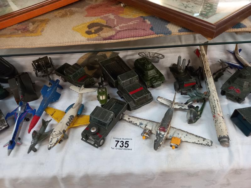 A box of Dinky, Corgi & Matchbox Military vehicles - Image 3 of 4