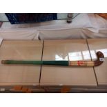 A vintage hockey stick