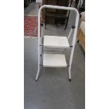 A metal folding step ladder, COLLECT ONLY.