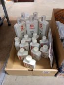 5 new bottles of Autoglym upholstery & carpet protector & 9 bottles of glass protectant (mostly