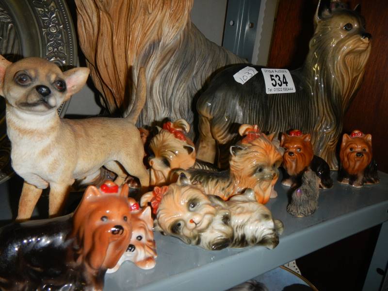 A mixed lot of dog figures etc., - Image 3 of 4