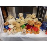 A quantity of Andrex soft toy dogs & a quantity of Teddy Bears
