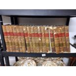 A set of 18 vintage English Enclyopaedia.