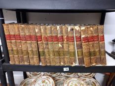 A set of 18 vintage English Enclyopaedia.