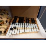 A small boxed glockenspiel